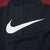 Vintage Nike Big Swoosh Black Burgundy Red Windbreaker Jacket 1990S Size Large