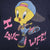 Vintage Looney Tunes Tweety I Love Life By Freeze Tee Shirt 1995 Size XL