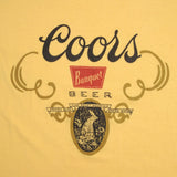 Vintage Coors Beer Tee Shirt 1990S Size Medium With Single Stitch Sleeves