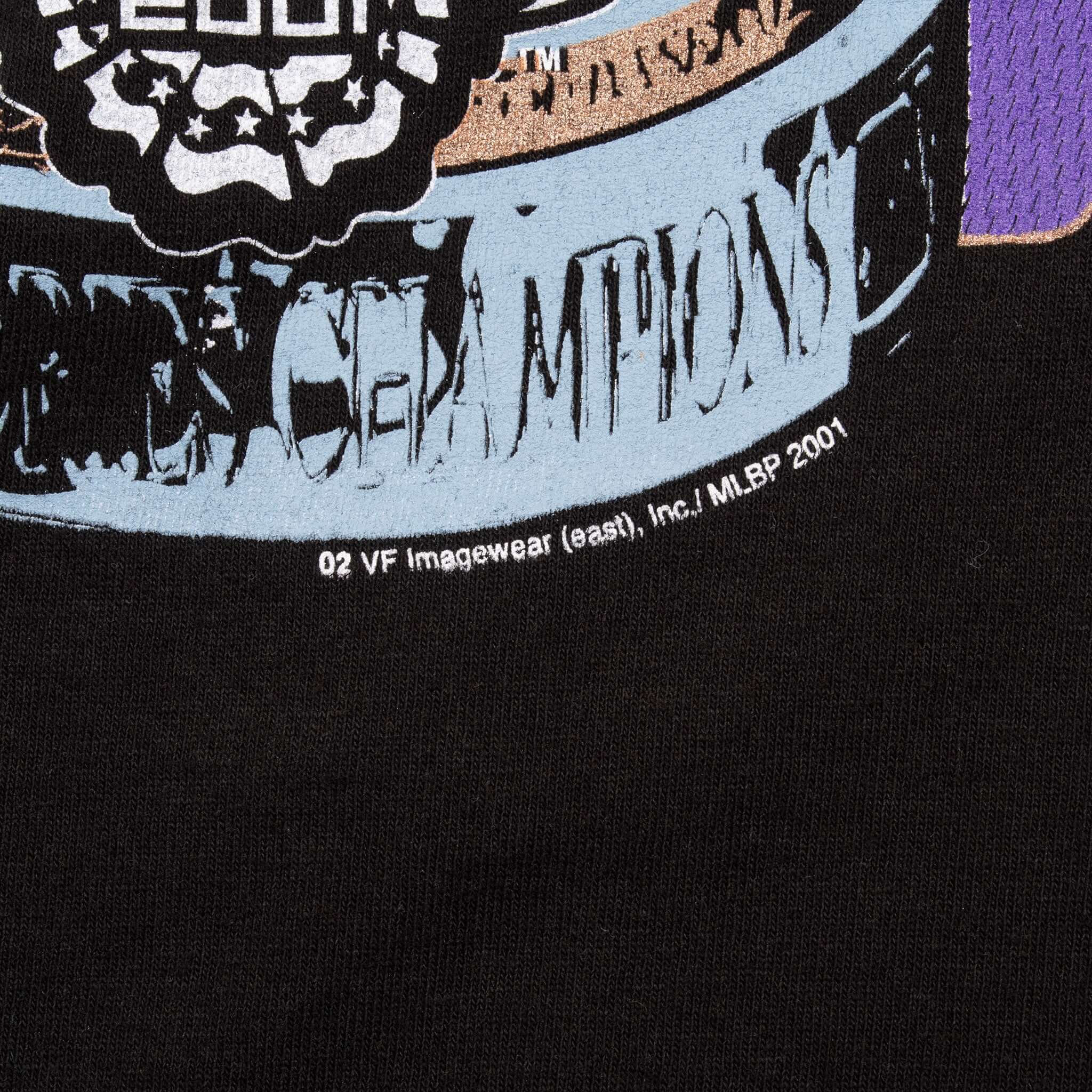 Vintage Mlb Arizona Diamondbacks World Series 2001 Tee Shirt Size XL