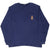 VINTAGE POLO RALPH LAUREN LONG SLEEVE BLUE POCKET TEE SHIRT MEDIUM