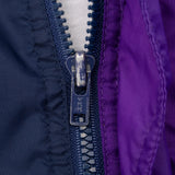 Vintage Nike Swoosh Purple Windbreaker Jacket Late 1980S Size XL