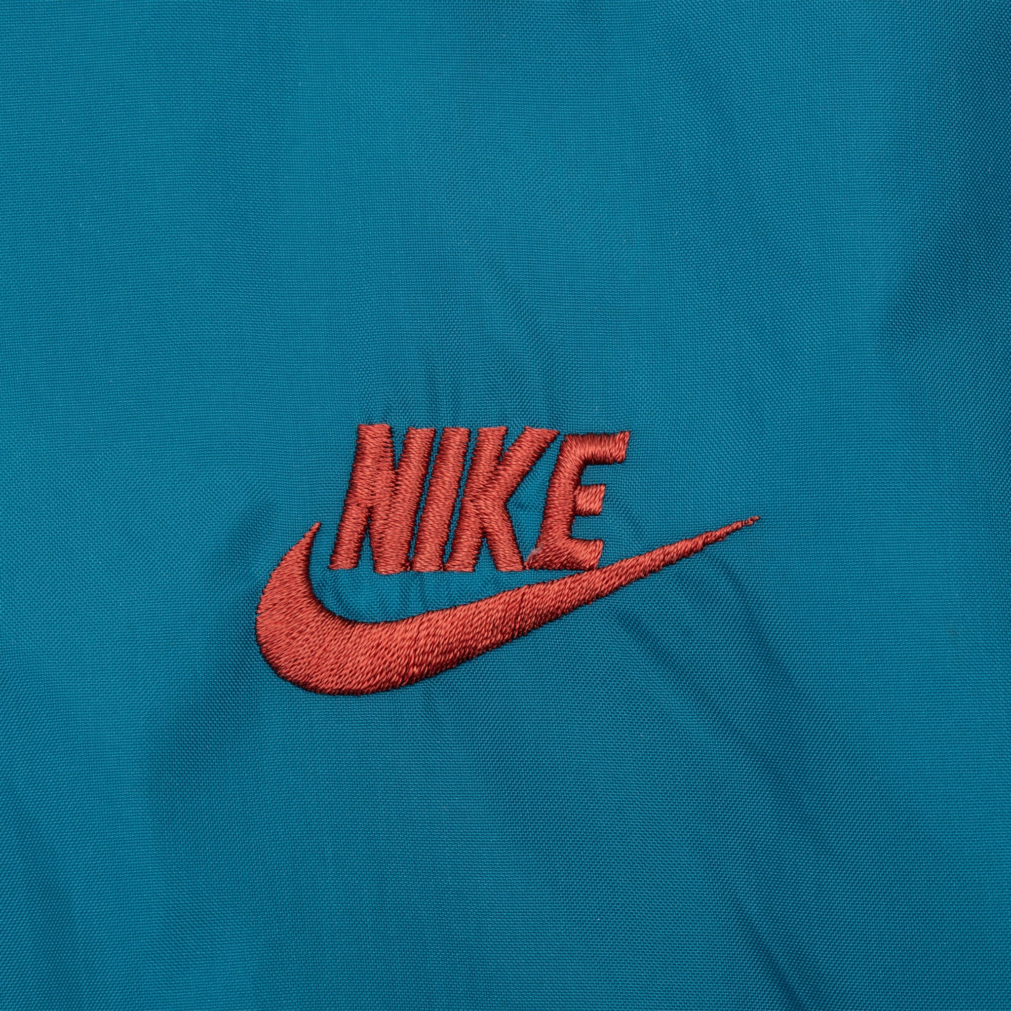 Vintage Nike Swoosh Purple And Teal Windbreaker Jacket Late 1980S Size XL