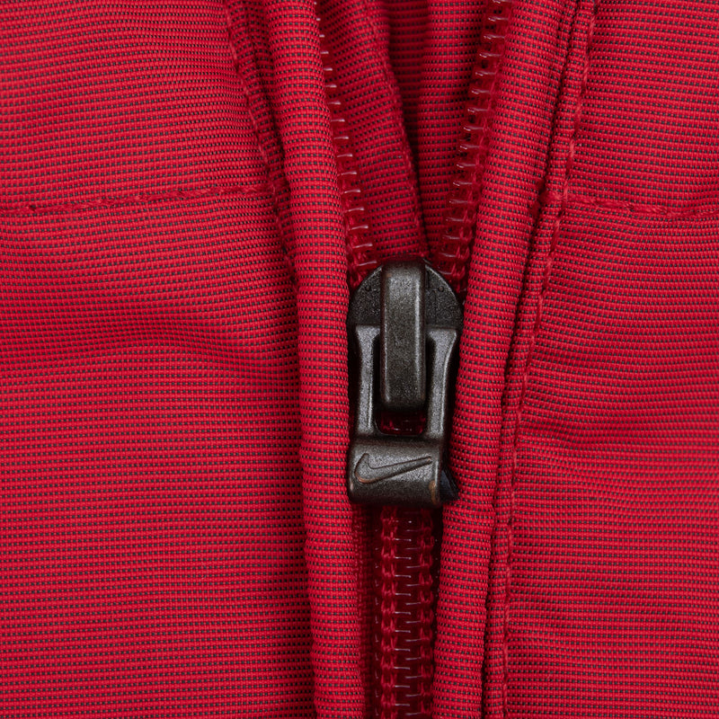 Vintage Nike Classic Swoosh Windbreaker Red Jacket 2000S Size 2XL