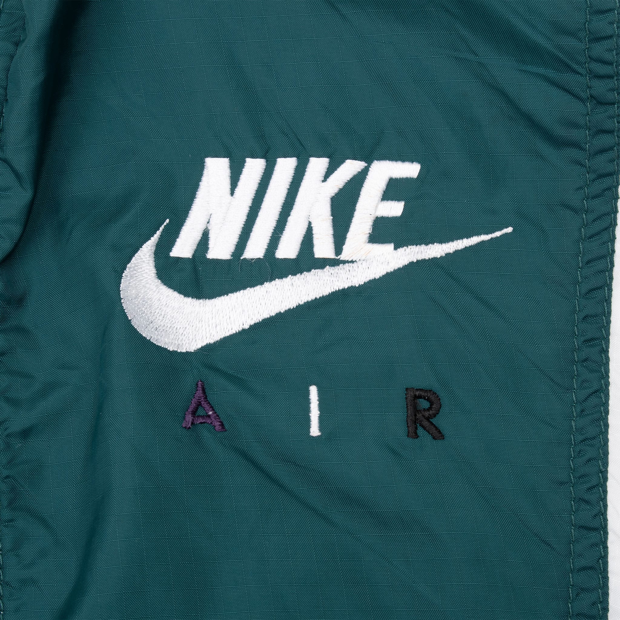 Vintage Nike Air Green White Purple Windbreaker Jacket Early 1990S Size XL