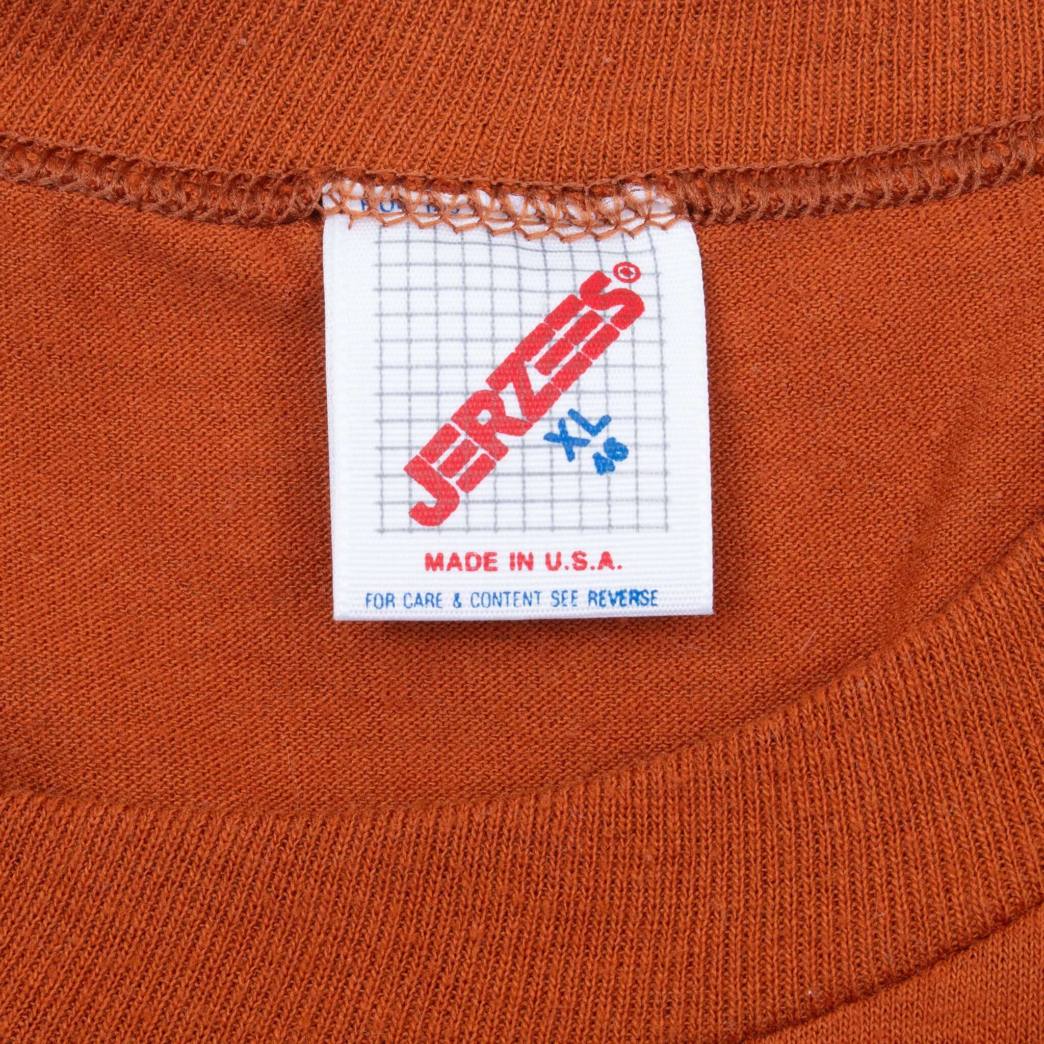 Vintage Ncaa Texas Longhorns Late 1980S Tee Shirt Size Large Made In Usa With Single Stitch Sleeves