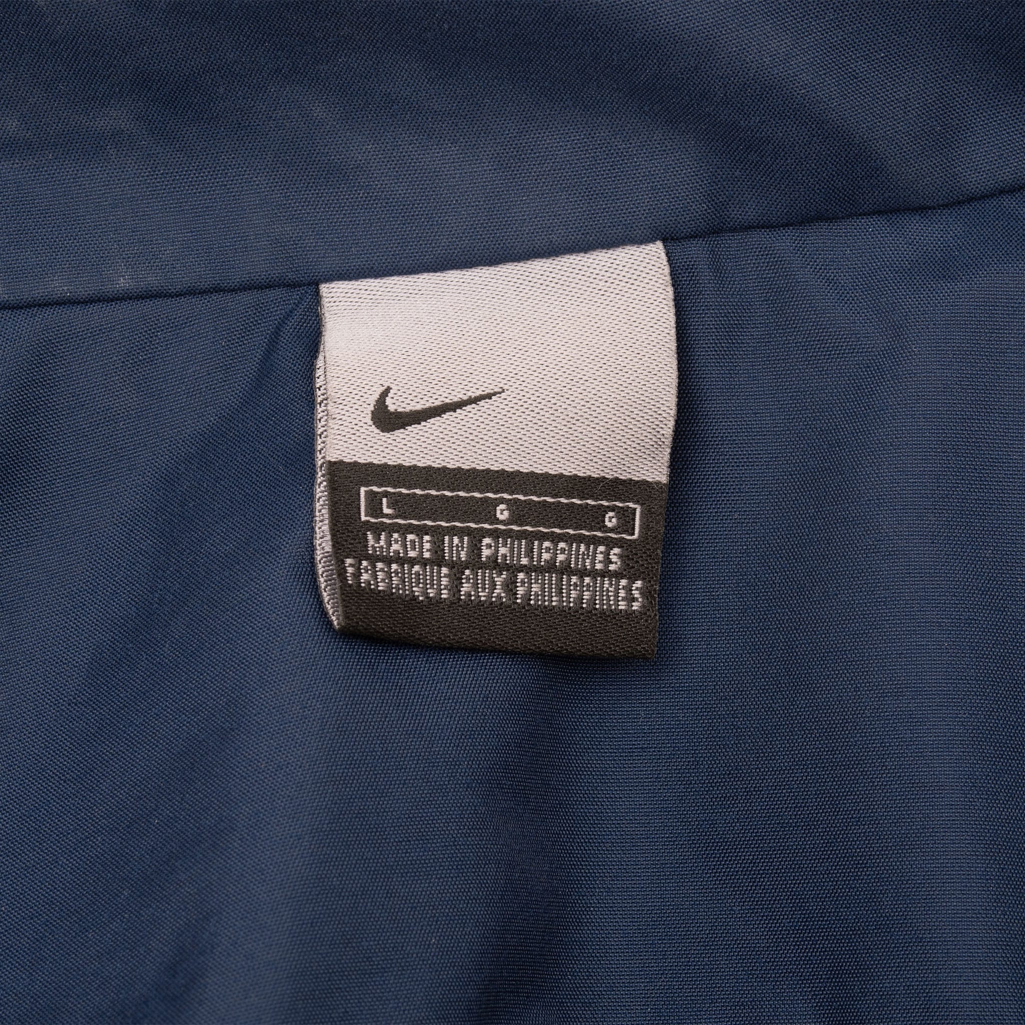 Vintage Nike Classic Swoosh Blue Windbreaker Jacket 2000S Size Large
