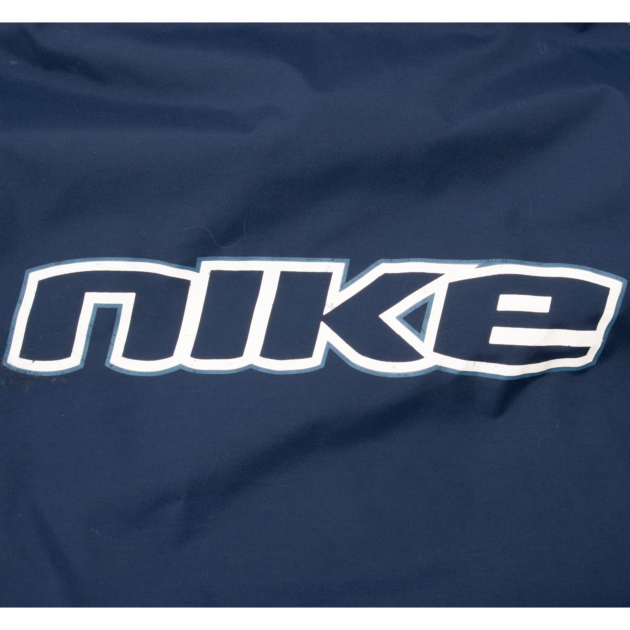 Vintage Nike Classic Swoosh Blue Windbreaker Jacket 2000S Size Large