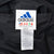 Vintage Adidas Black Reversible Nylon Windbreaker Hooded Jacket 1990S Size Large