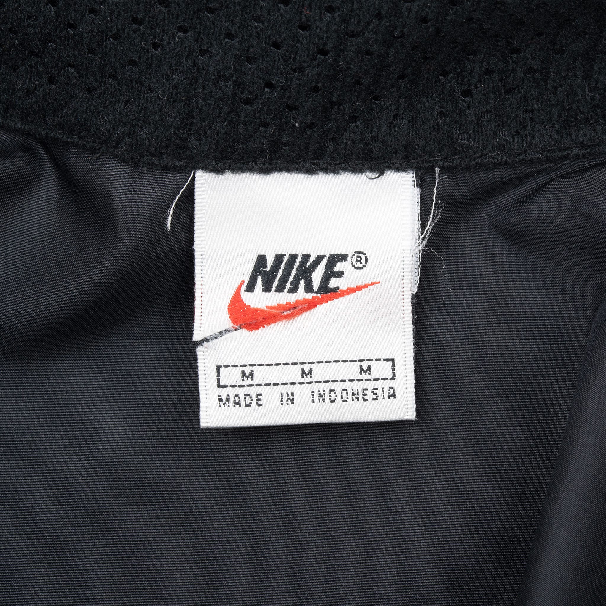 Vintage Nike Classic Swoosh Black Vest Jacket 1990S Size Medium