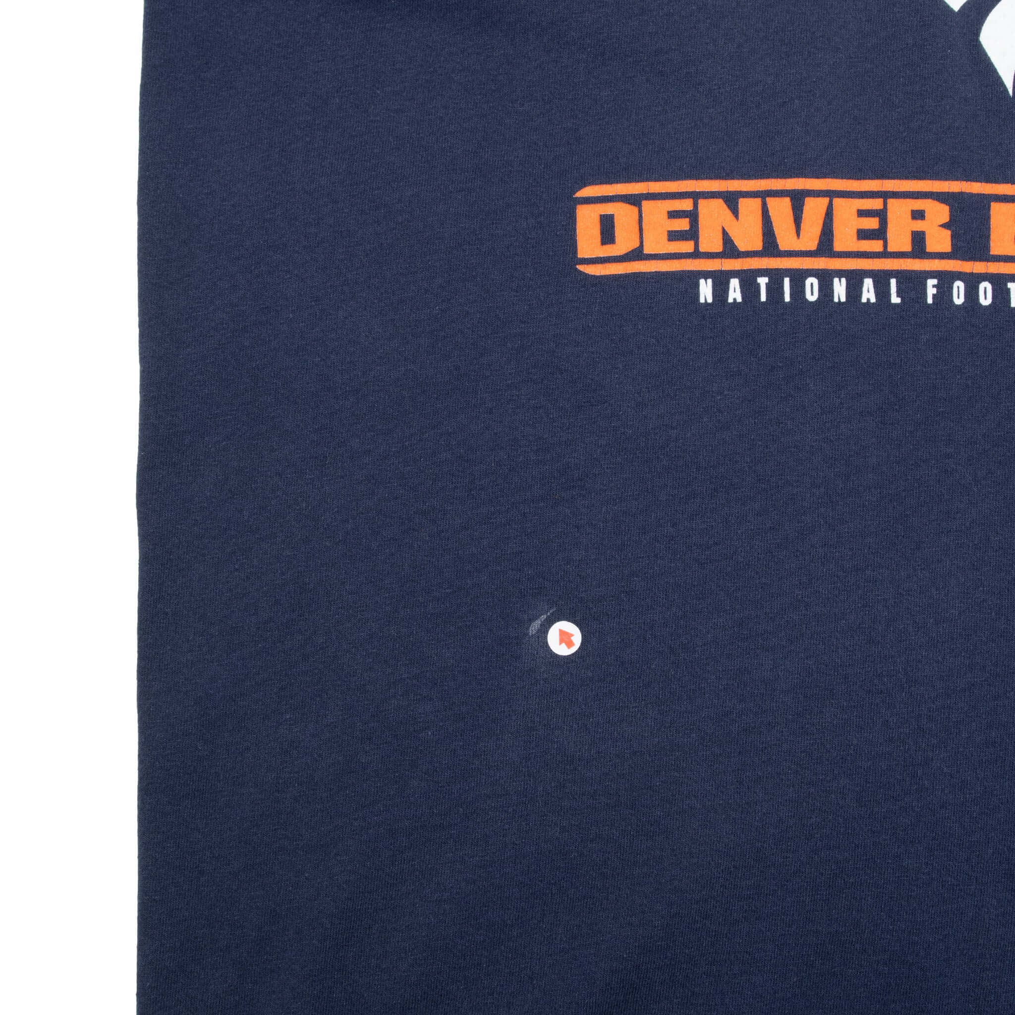 VINTAGE NFL DENVER BRONCOS SUPERBOWL XXXII CHAMPS 1998 TEE SHIRT LARGE MADE USA