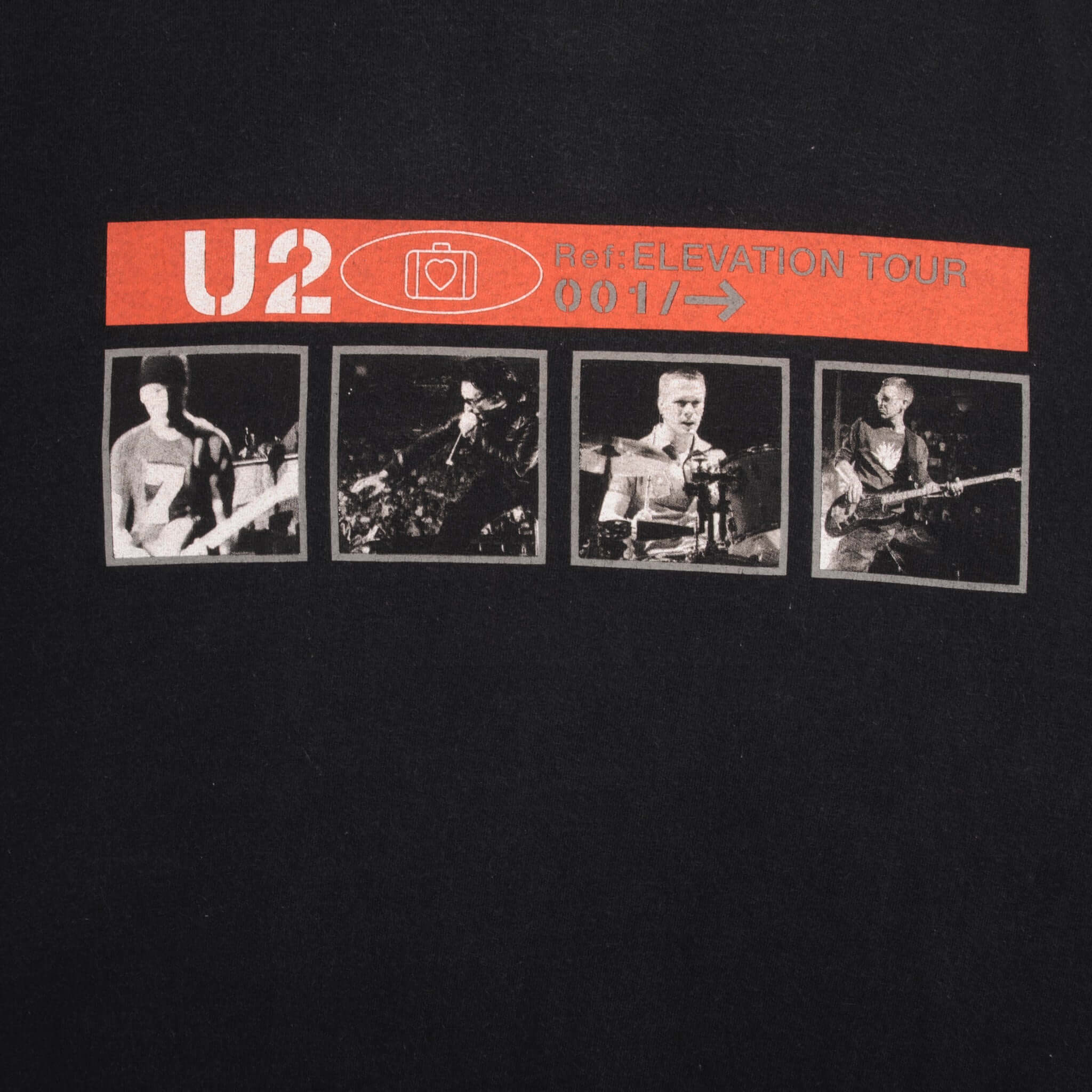 Vintage U2 Elevation Tour 2001 Tee Shirt Size Large Made In USA