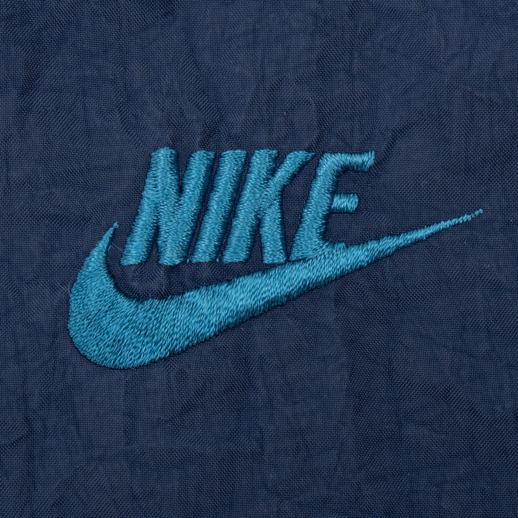 Vintage Nike Classic Swoosh Blue Windbreaker Jacket 1990S Size XL