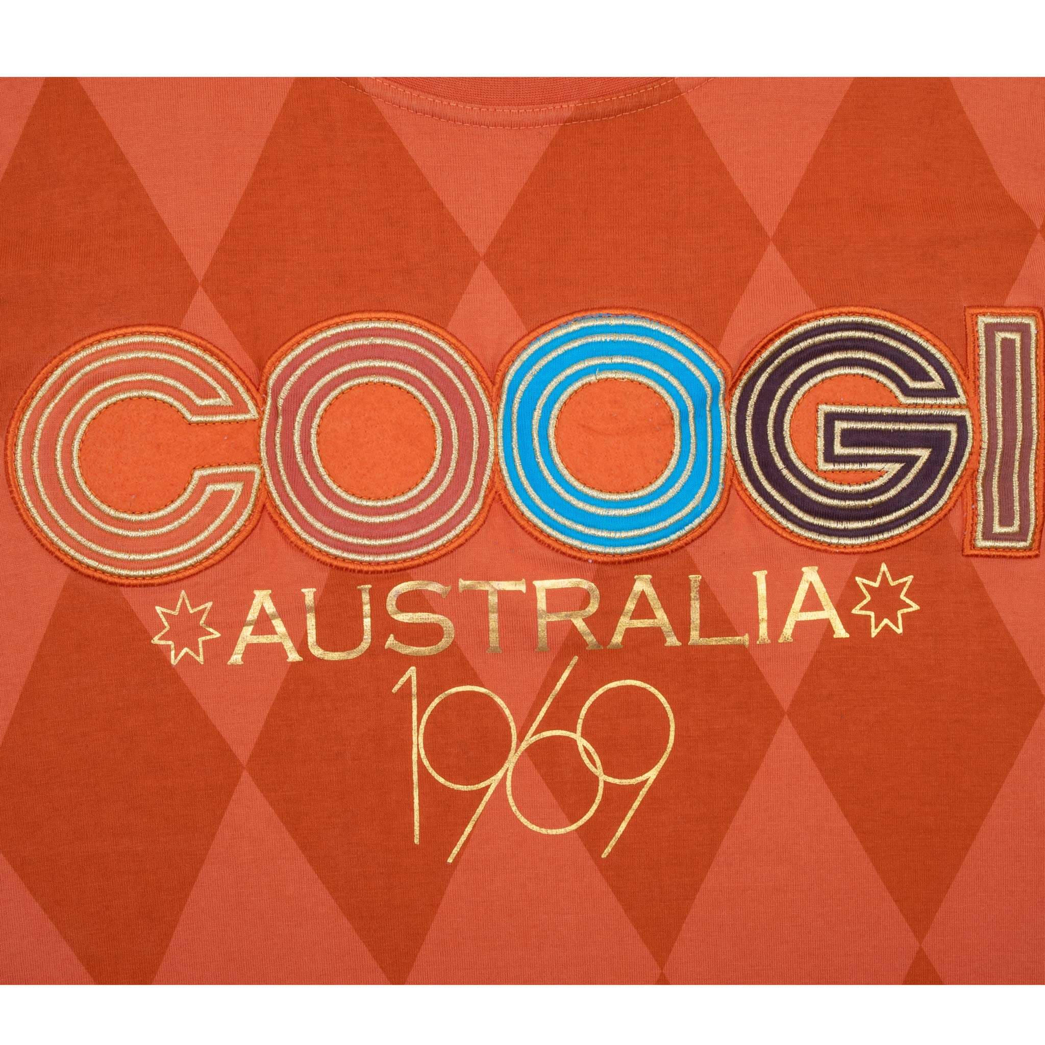 Vintage Coogi Australia 1969 Checkered Tee Shirt 2000S Size 2XL