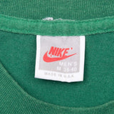 Vintage Nike Just Do It Green Tee Shirt Late 1980S Size Small Made In Usa With Single Stitch Sleeves