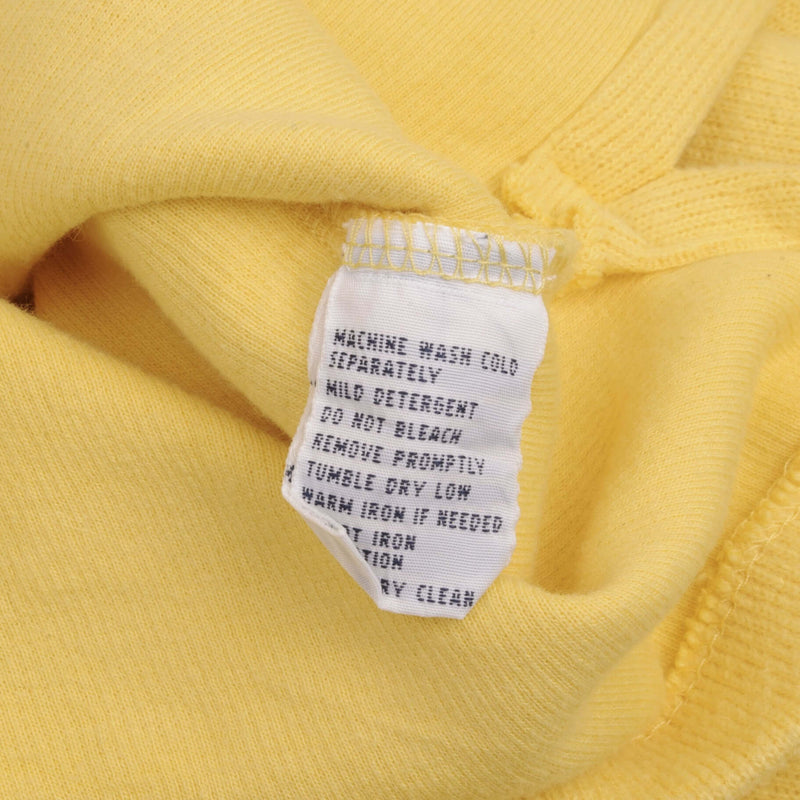 Vintage Ralph Lauren Yellow Quarter Zip Sweater Size XL 1990S