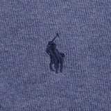 Polo Ralph Lauren Blue Quarter 1/4 Zip Sweater Size Large