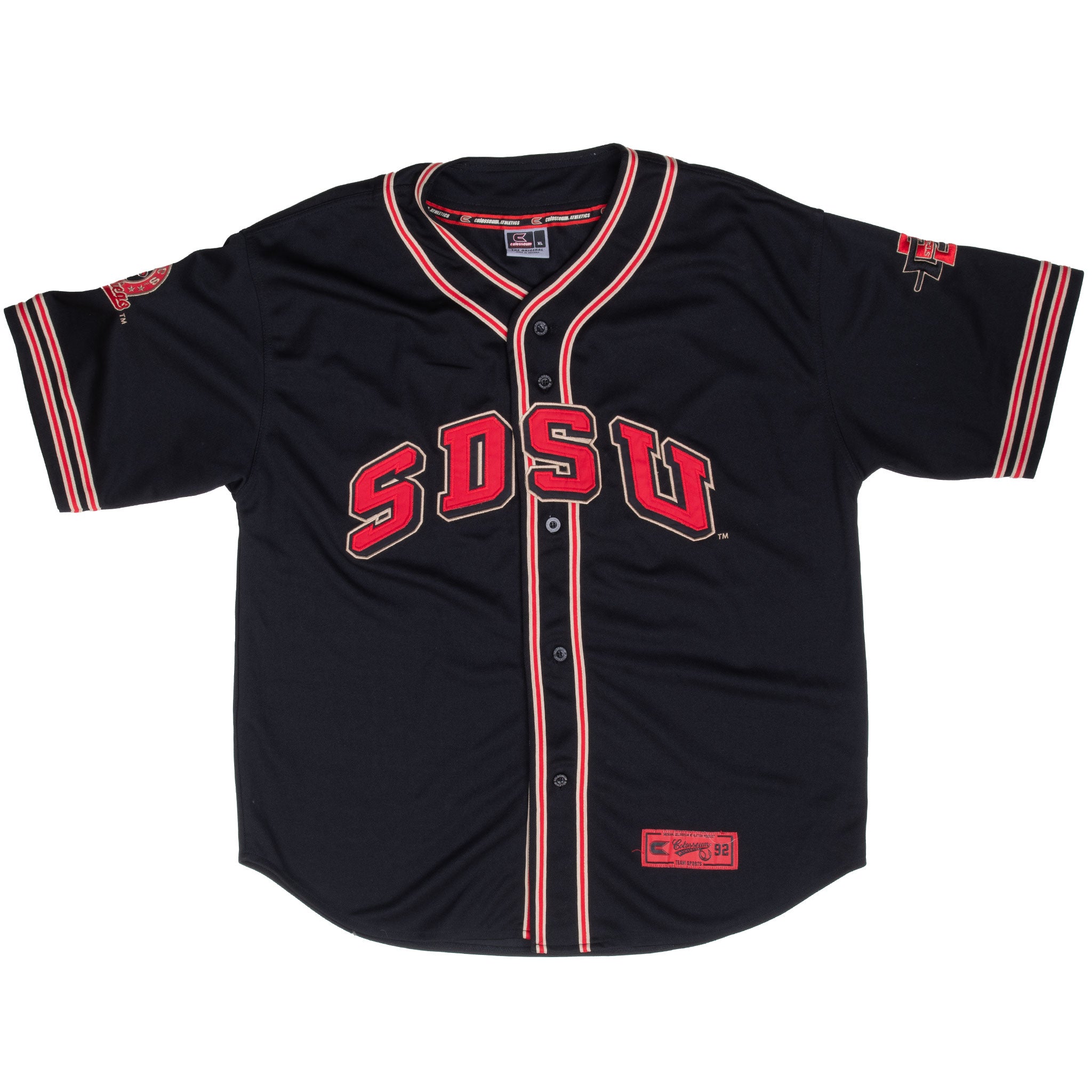 VINTAGE NCAA SDSU SAN DIEGO STATE AZTECS 2000S BASEBALL JERSEY XL