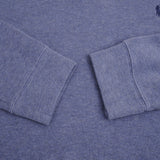 Polo Ralph Lauren Blue Quarter 1/4 Zip Sweater Size Large