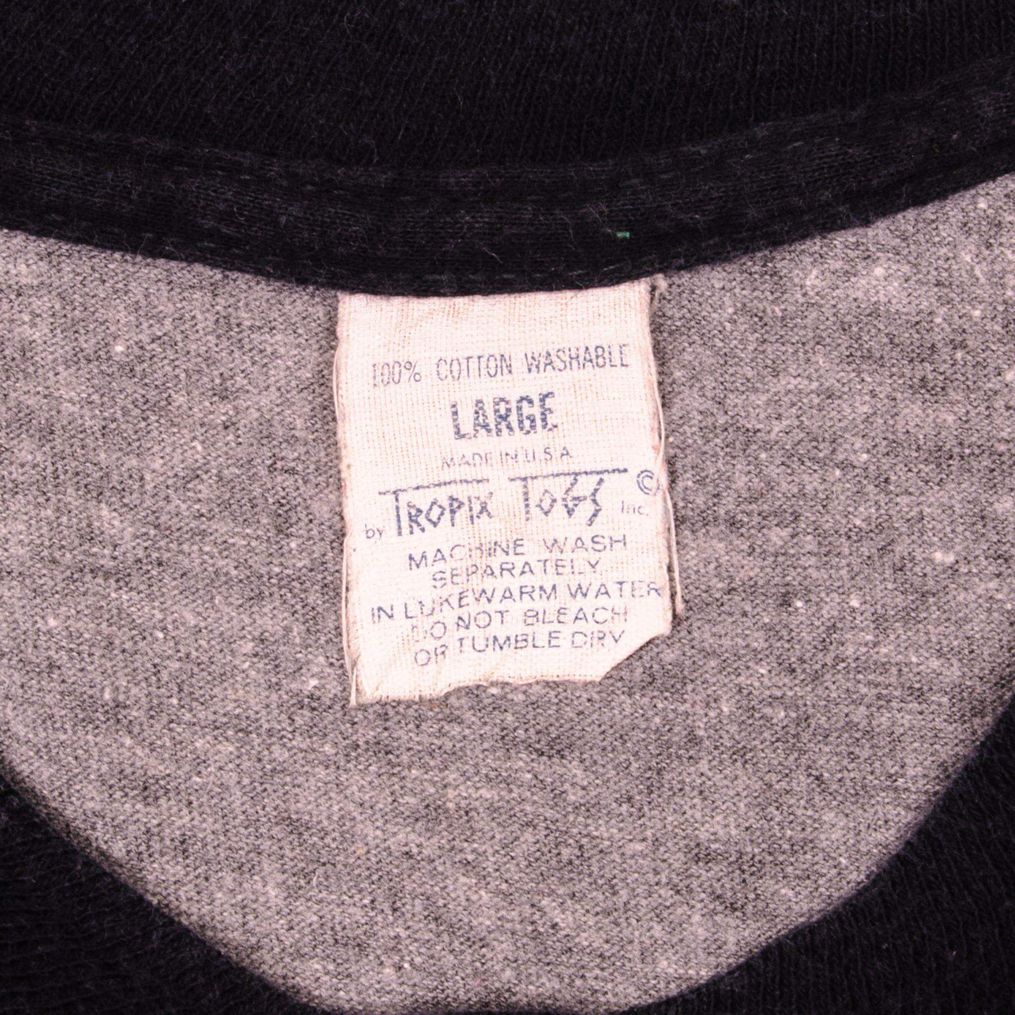 Vintage Label Tag Tropix Togs 70s 80s 1970s 1980s