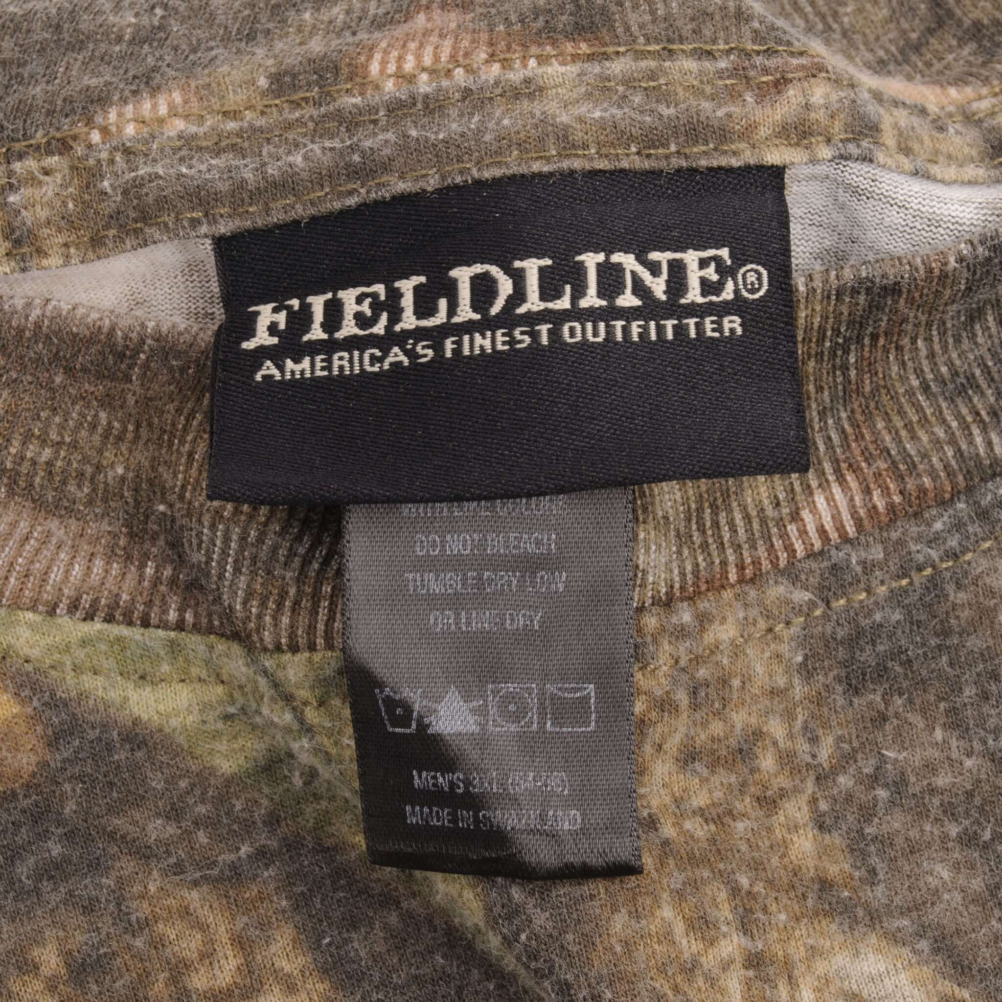 Vintage Hunting Advantage Timber Camo Long Sleeve Pocket Tee Shirt 2000S Size 3XL