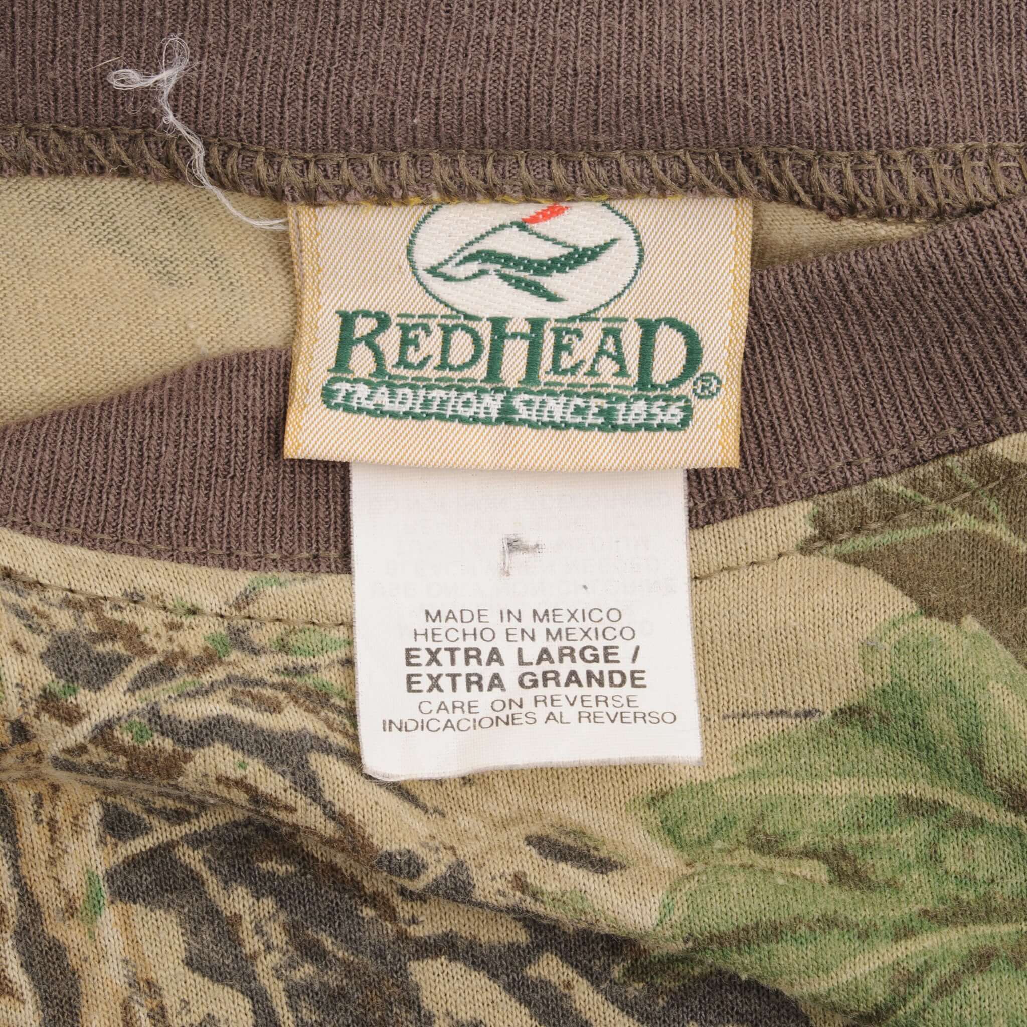 Vintage Hunting Realtree Camo Long Sleeve Pocket Tee Shirt 1990S Size XL