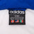 Vintage Adidas Blue White Black 1990S Windbreaker Jacket Size XL