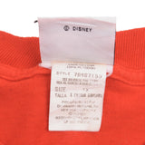 Vintage Disney Mickey Mouse Embroidered Tee Shirt Size XL With Single Stitch Sleeves. Made In USA.