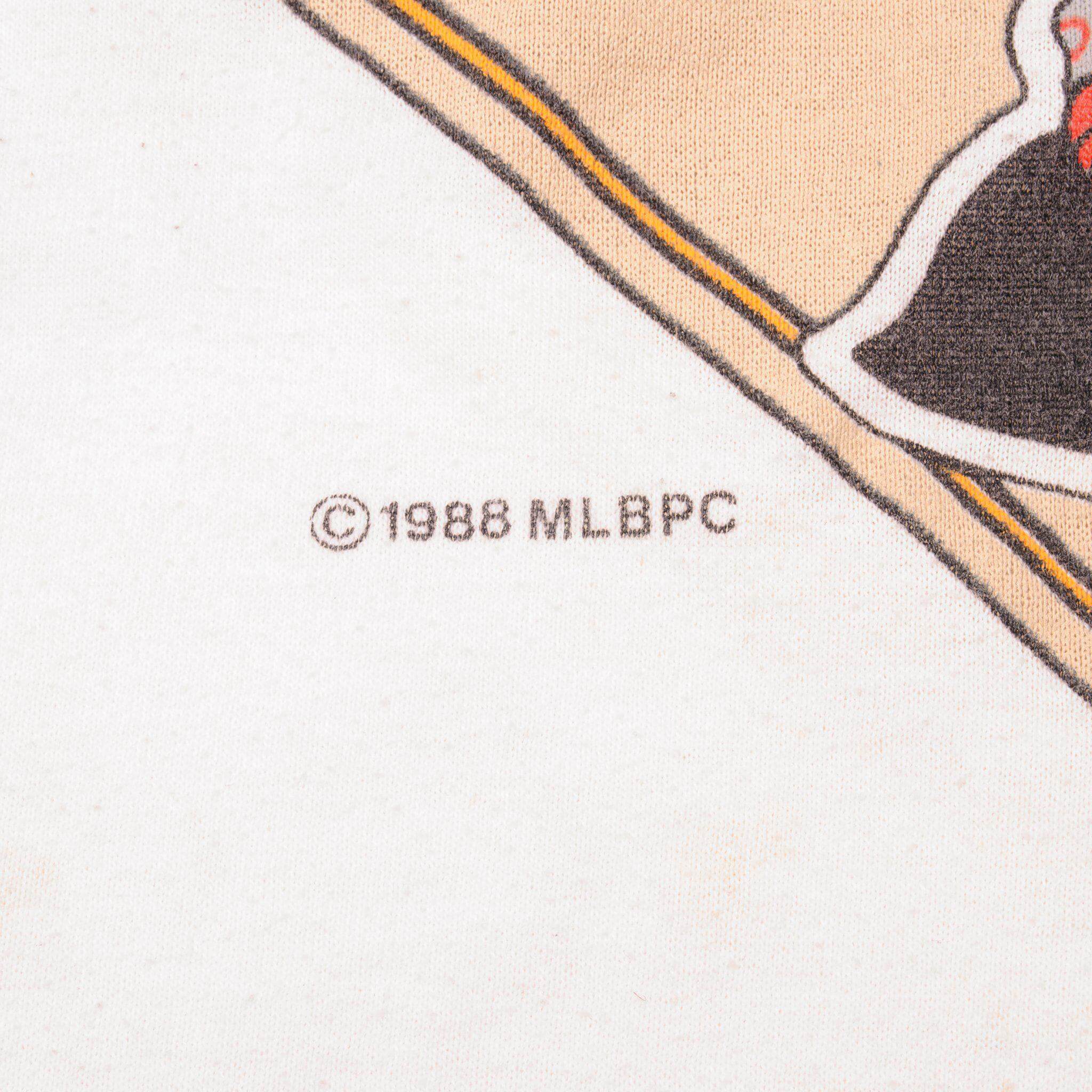 VINTAGE MLB PITTSBURGH PIRATES RAGLAN TEE SHIRT 1988 SIZE SMALL MADE IN USA