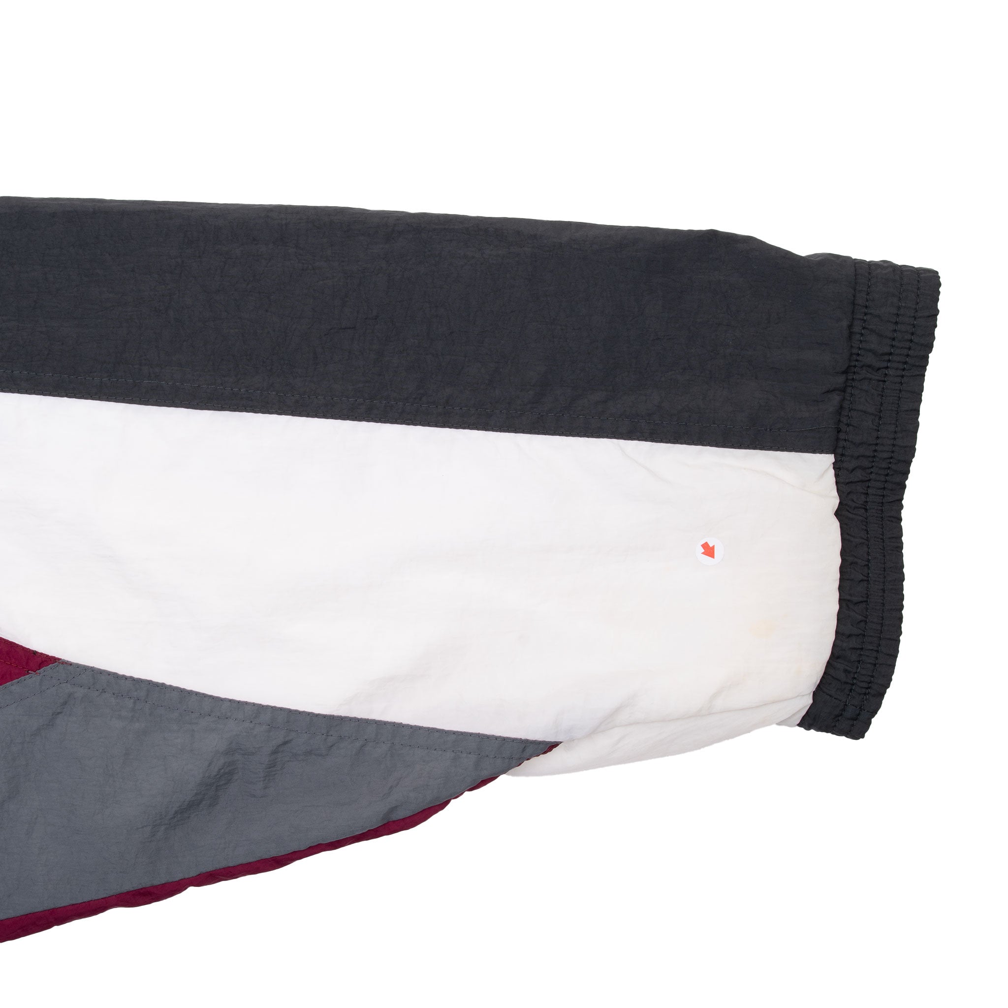 VINTAGE NIKE CLASSIC SWOOSH BURGUNDY WINDBREAKER JACKET 1990S LARGE