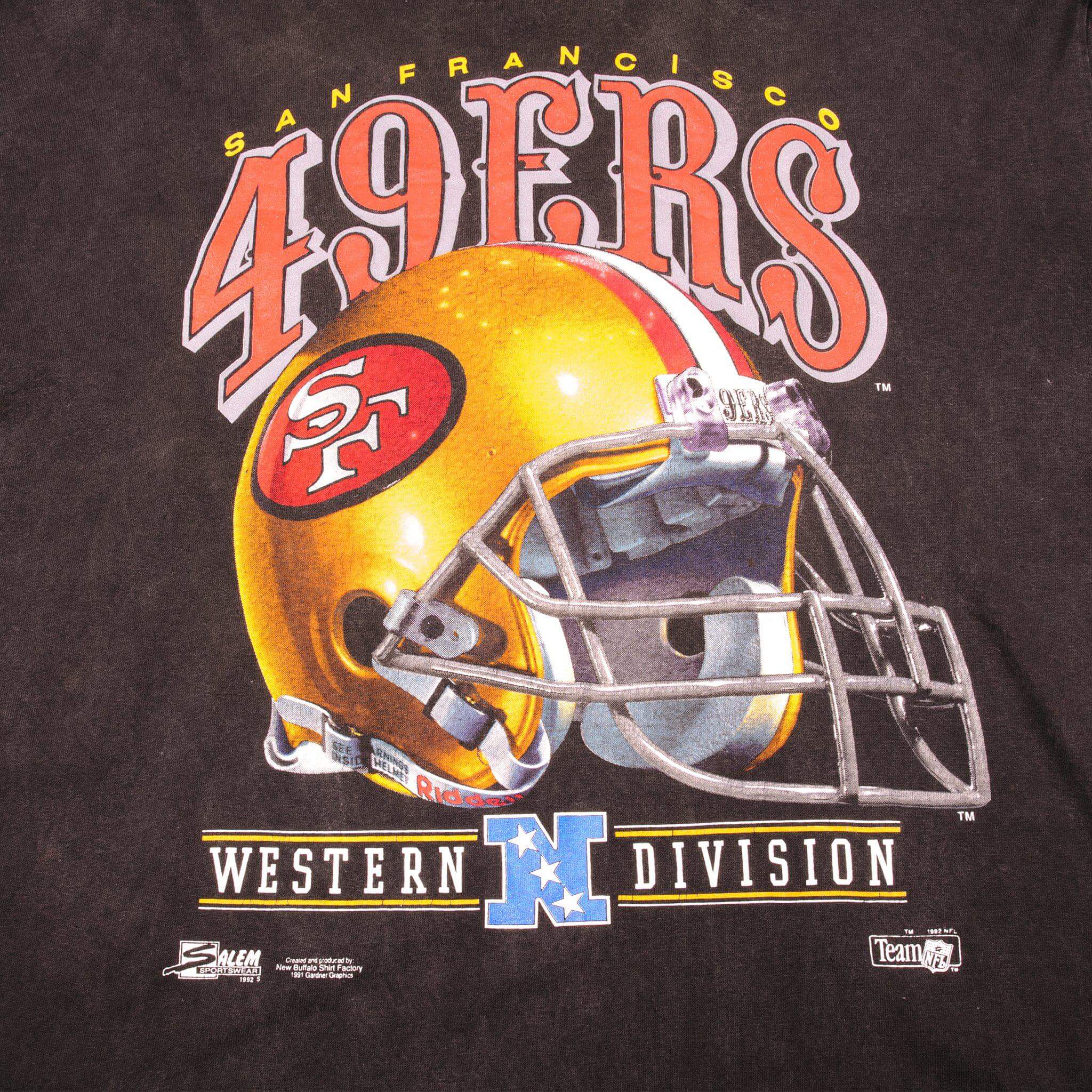 VINTAGE NFL SAN FRANCISCO 49ERS TEE SHIRT 1992 SIZE XL MADE IN USA