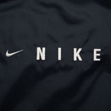 Vintage Nike Classic Swoosh Black Windbreaker Jacket 1990S Size XL (16-18) Youth