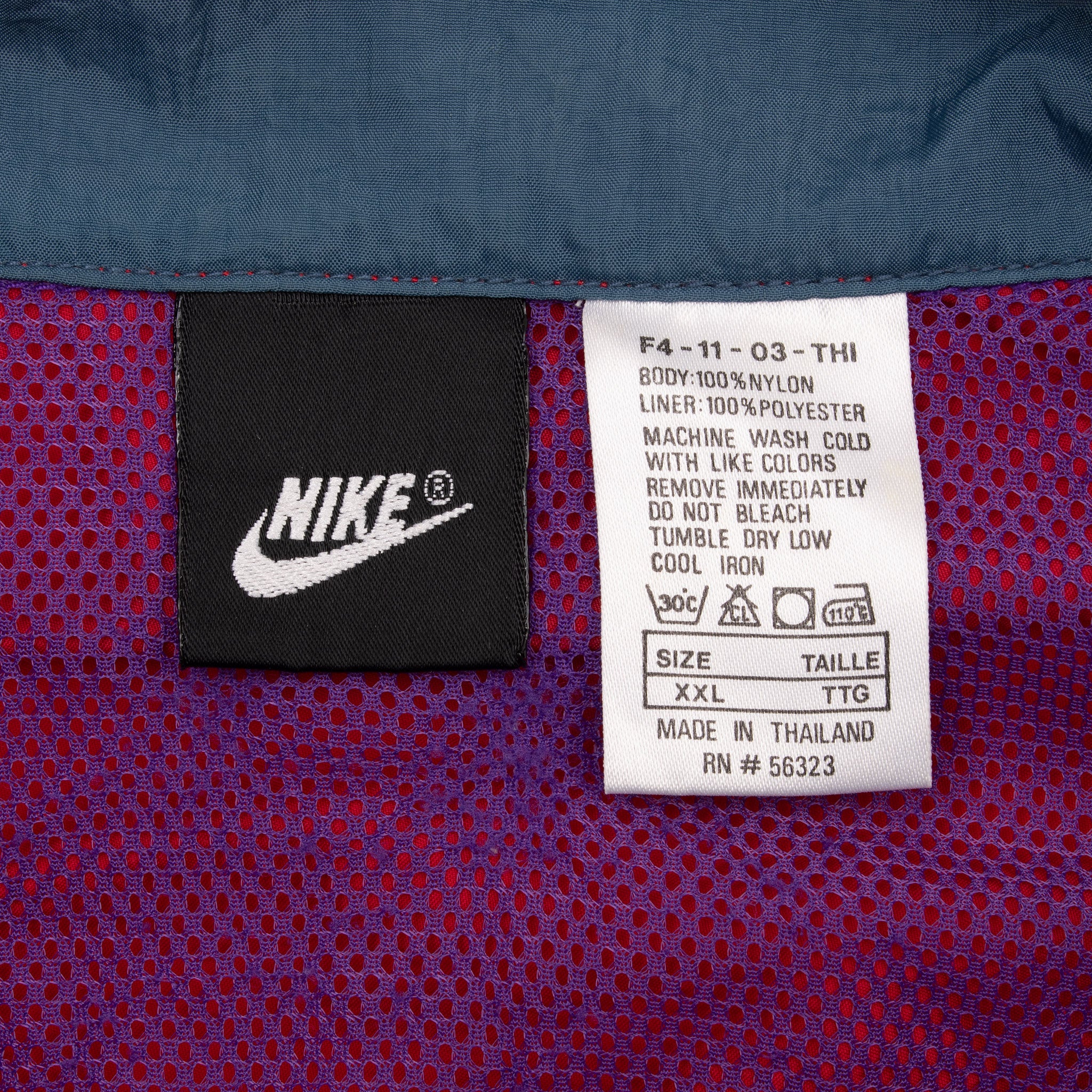 VINTAGE NIKE SWOOSH BOISE GOLF OPEN TOUR 1990S WINDBREAKER JACKET 2XL