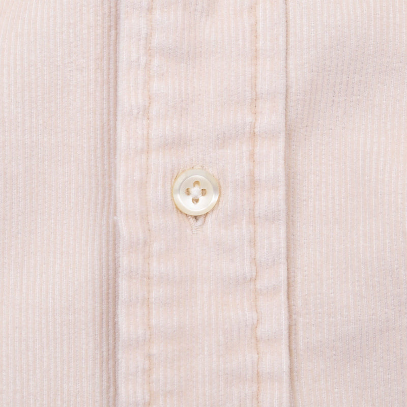 Vintage Ralph Lauren Beige Corduroy Shirt 1990S Size Small Made In USA