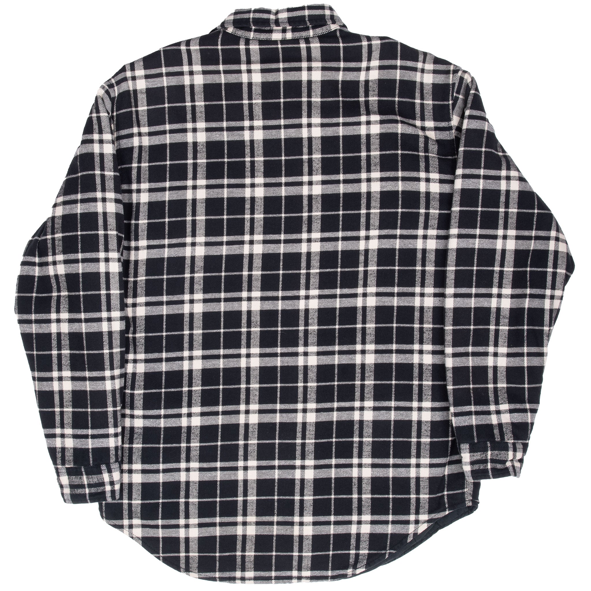 Vintage Ralph Lauren Jeans Co Black White Plaid Flannel Shirt 1990S Size Medium