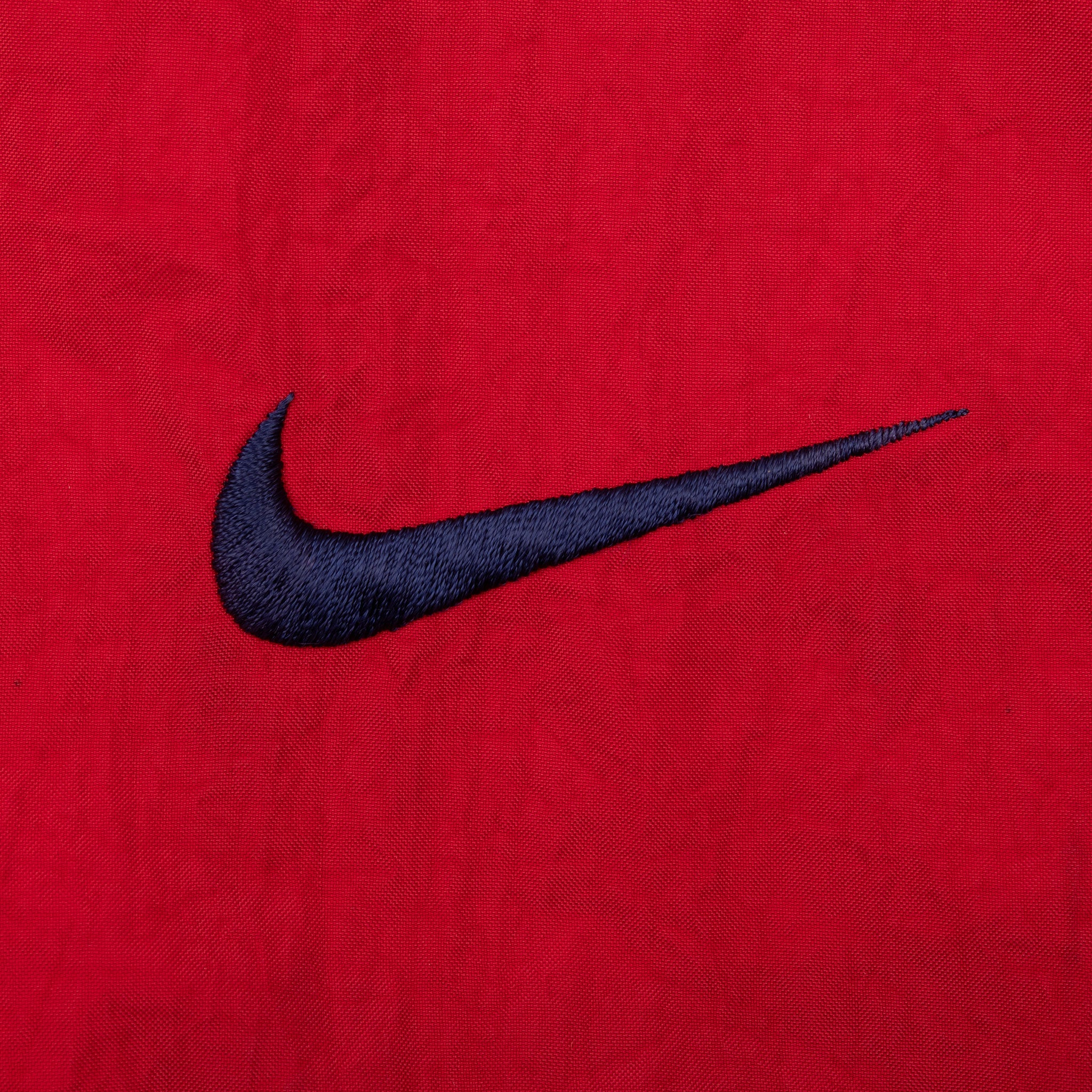 Vintage Nike Classic Swoosh Blue Red 1990S Windbreaker Jacket Size 2XL