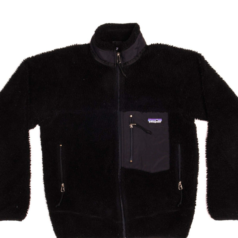 VINTAGE RETRO-X FLEECE PATAGONIA JACKET DEEP PILE SIZE XS MADE IN CANADA