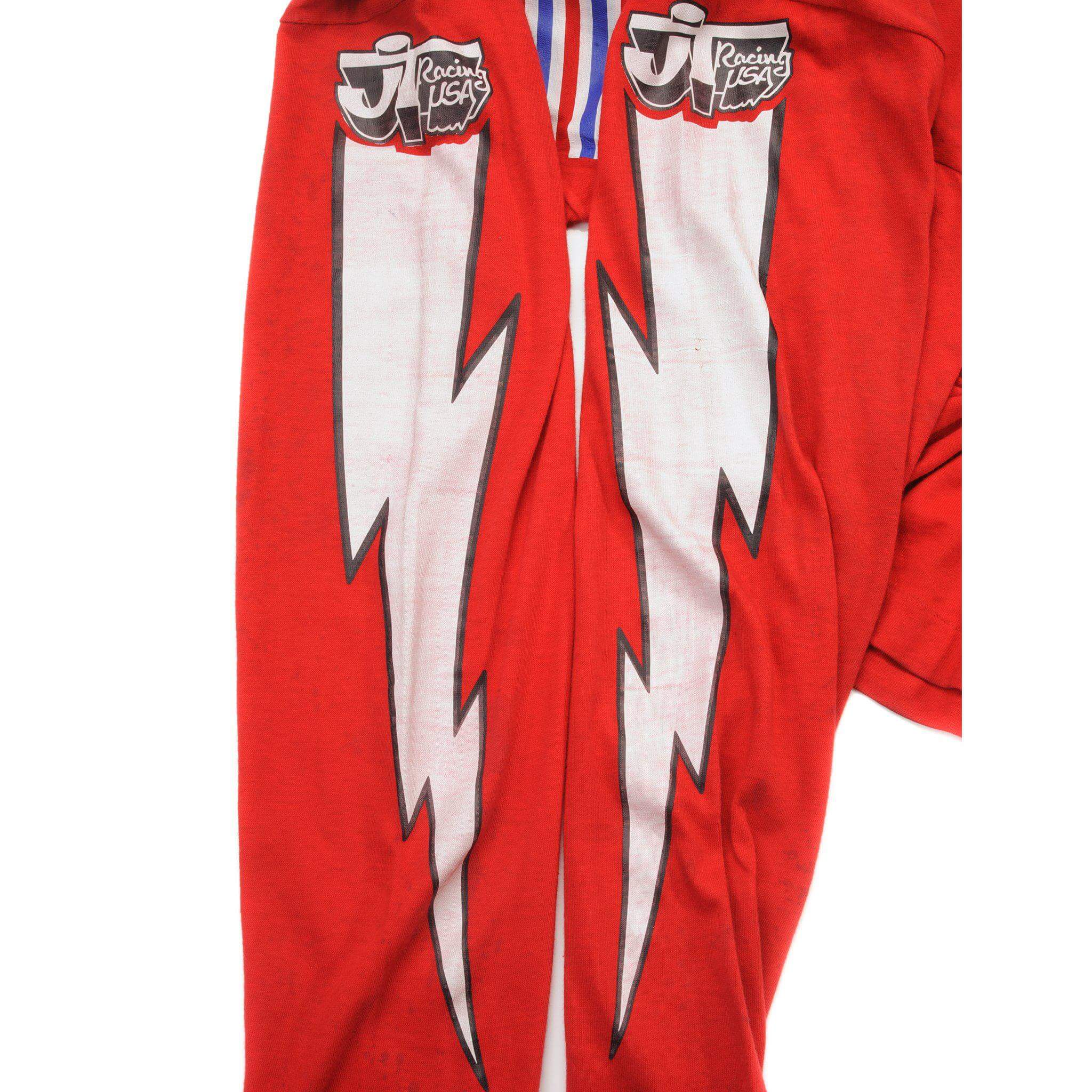 VINTAGE JT RACING HONDA MOTOCROSS MX LONG SLEEVES TEE SHIRT SIZE LARGE 1970s