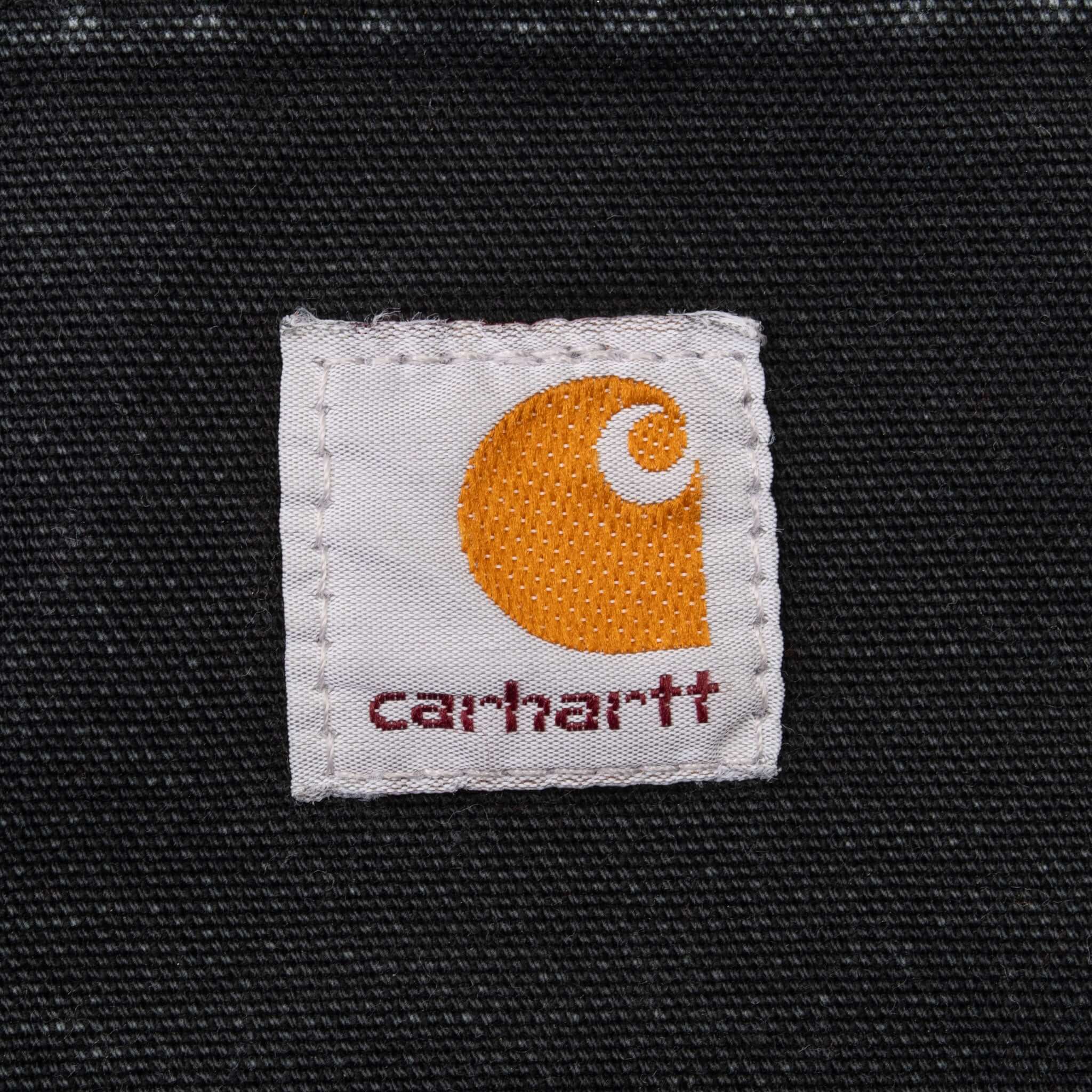 Vintage Carhartt Carpenter Double Knee Black Pants 2000S Size 31X28

Size on tag 33X30 Actual Size 31X28