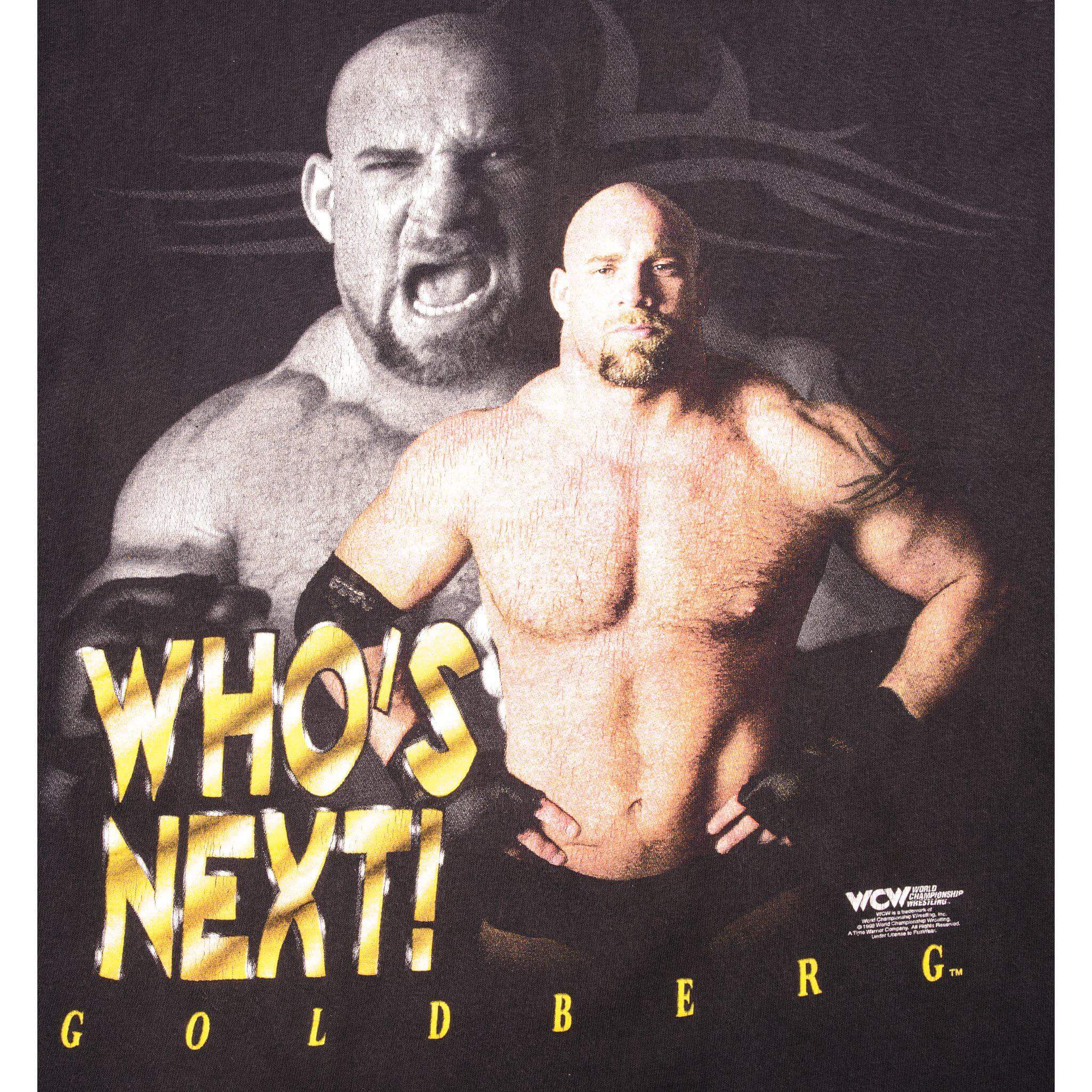 VINTAGE WRESTLING GOLDBERG TEE SHIRT 1998 SIZE MEDIUM