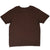 Back of plain brown Polo Ralph Lauren short-sleeve T-shirt