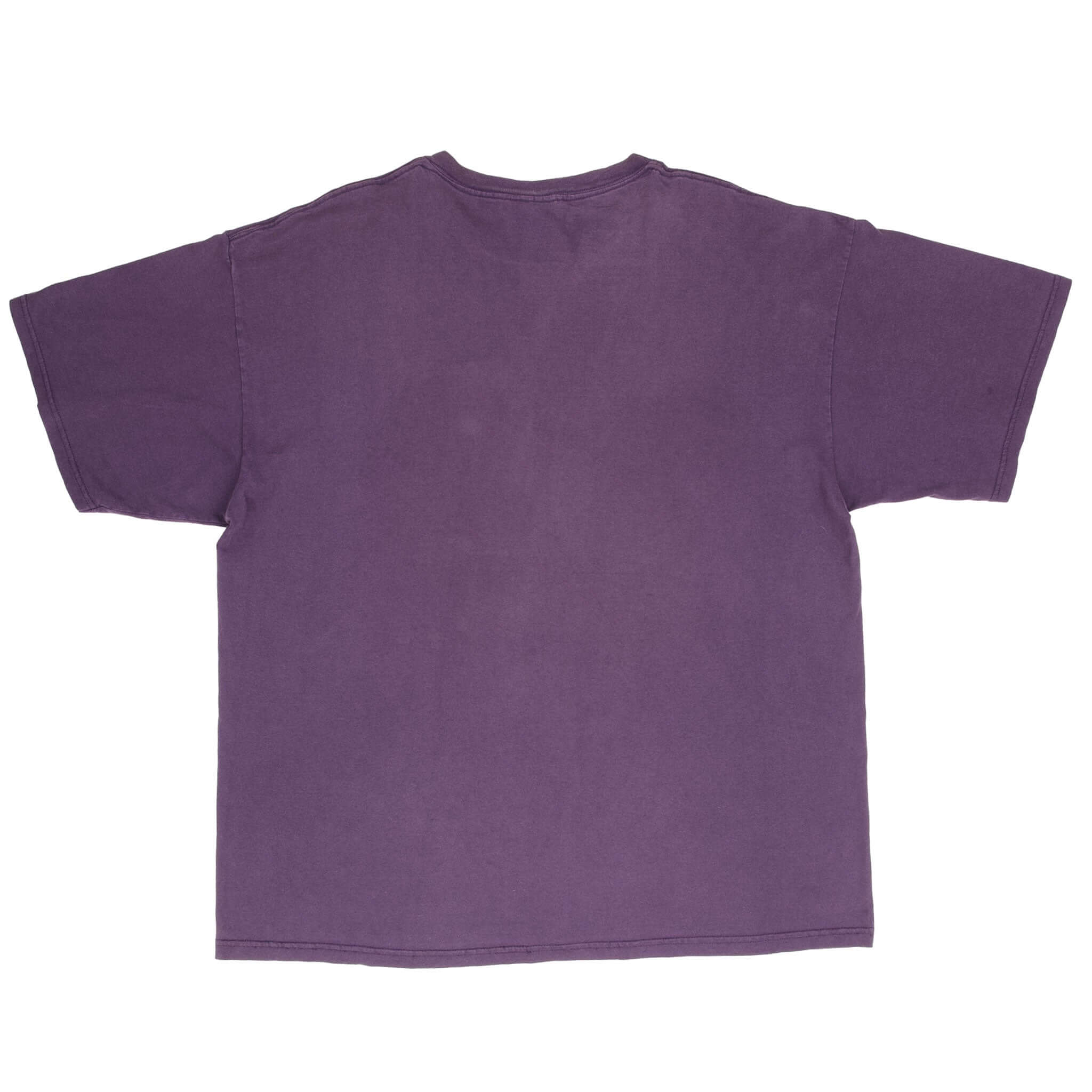 Vintage Nike Big Swoosh Purple Tee Shirt Late 1990S Size XL Made In USA