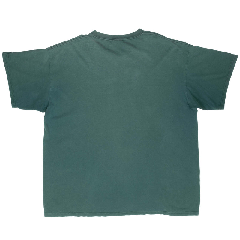 Vintage Nike Classic Green Tee Shirt 1990S Size 2XL