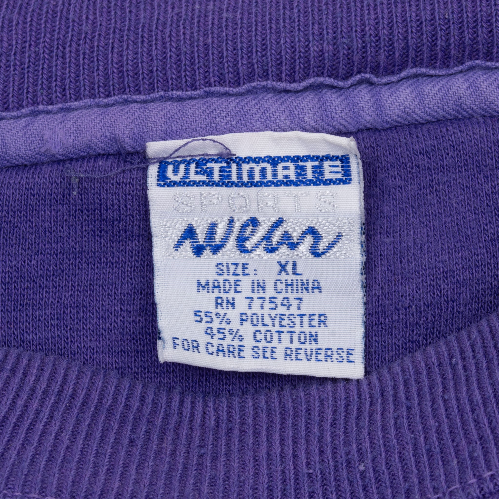 Vintage Ncaa Washington Huskies Champions 1991 Sweatshirt Size XL Made In Usa