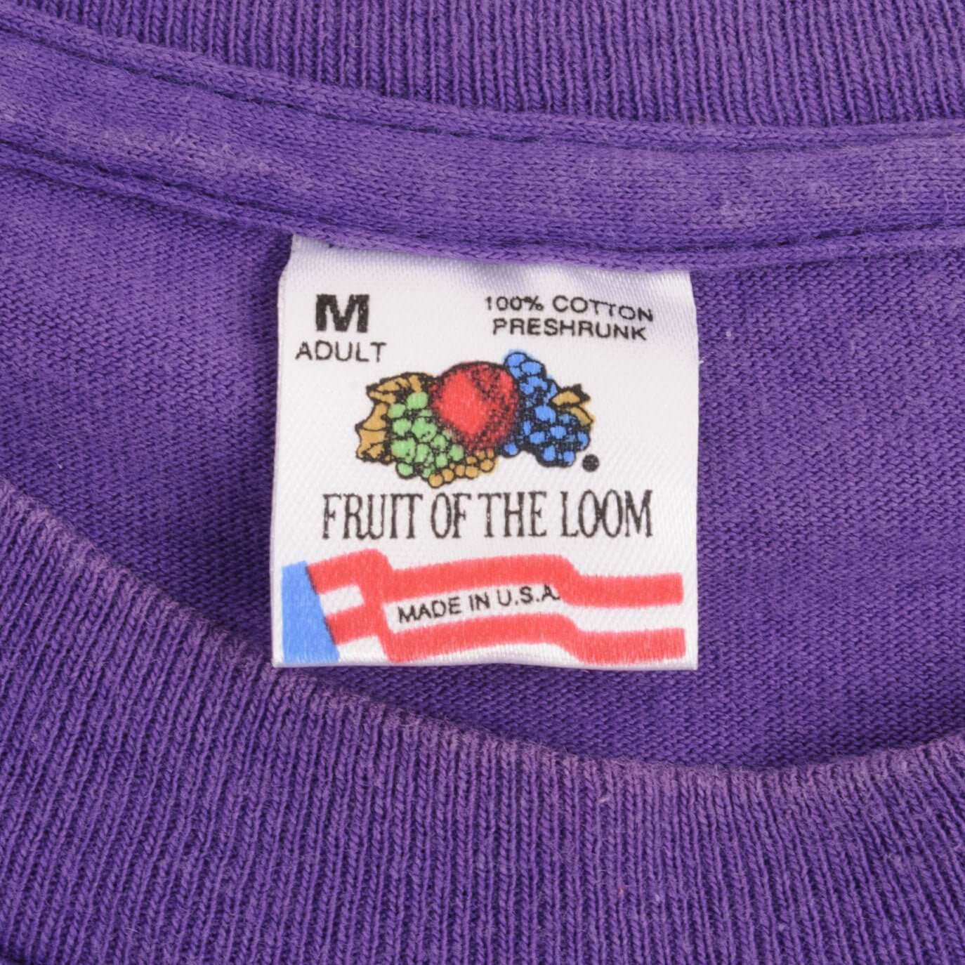 Vintage NBA Finals Phoenix Suns 1993 Western Conference Champions Tee Shirt Size Medium With Single Stitch Sleeves