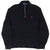 Vintage Polo Ralph Lauren Black Quarter 1/4 Zip Sweater 1990S Size Large

Talon Zipper