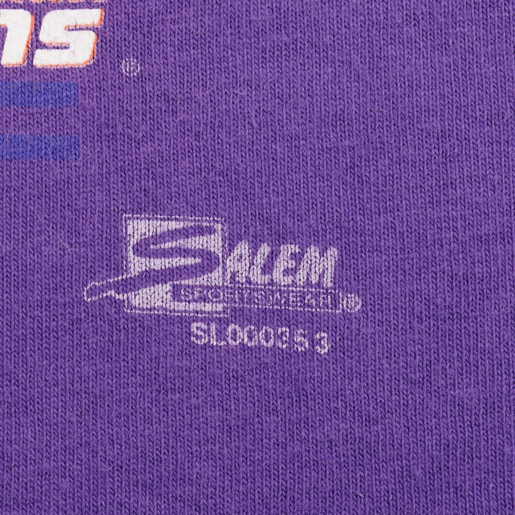 Vintage NBA Finals Phoenix Suns 1993 Western Conference Champions Tee Shirt Size Medium With Single Stitch Sleeves
