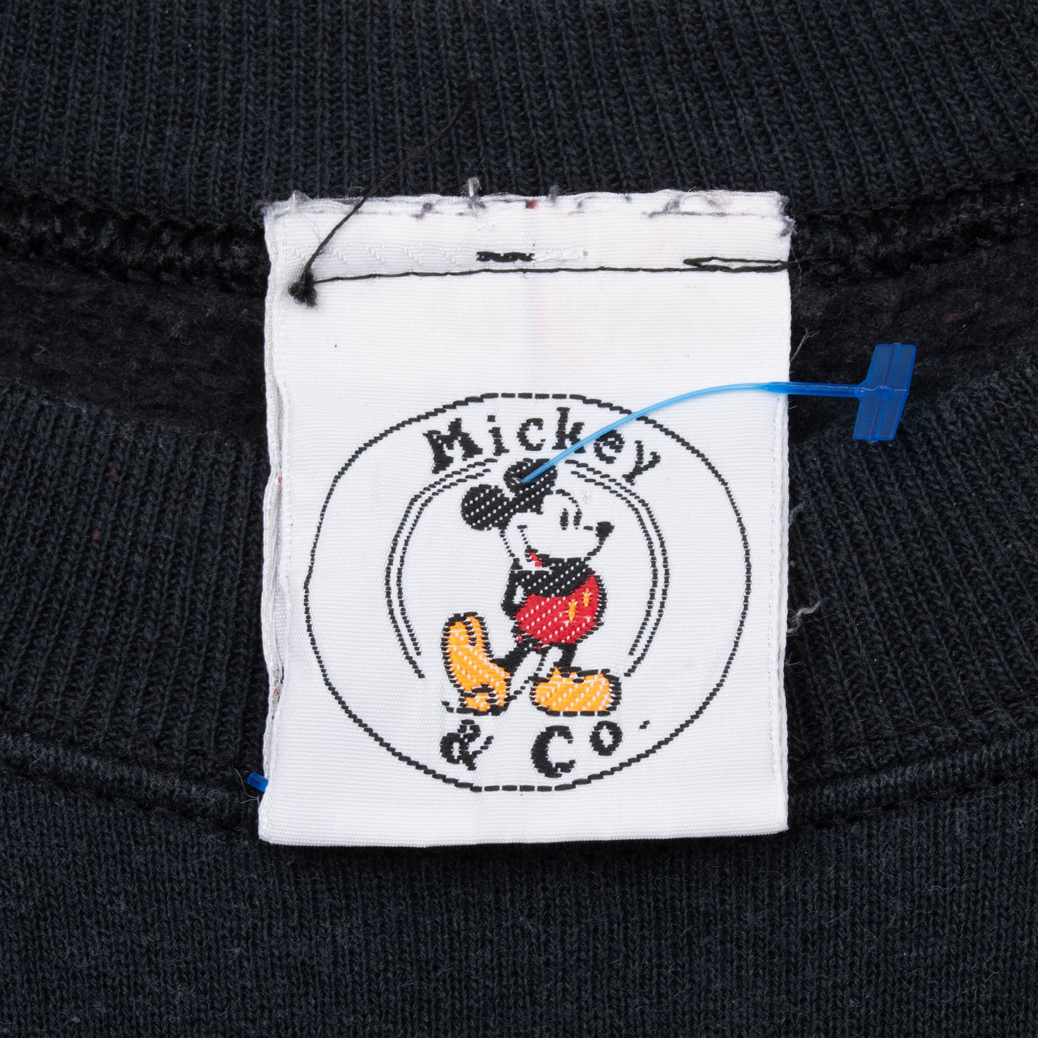 Vintage Disney Mickey Mouse Embroidered Sweatshirt Size Large 1990S Made In Usa