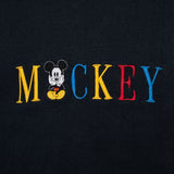Vintage Disney Mickey Mouse Embroidered Sweatshirt Size Large 1990S Made In Usa