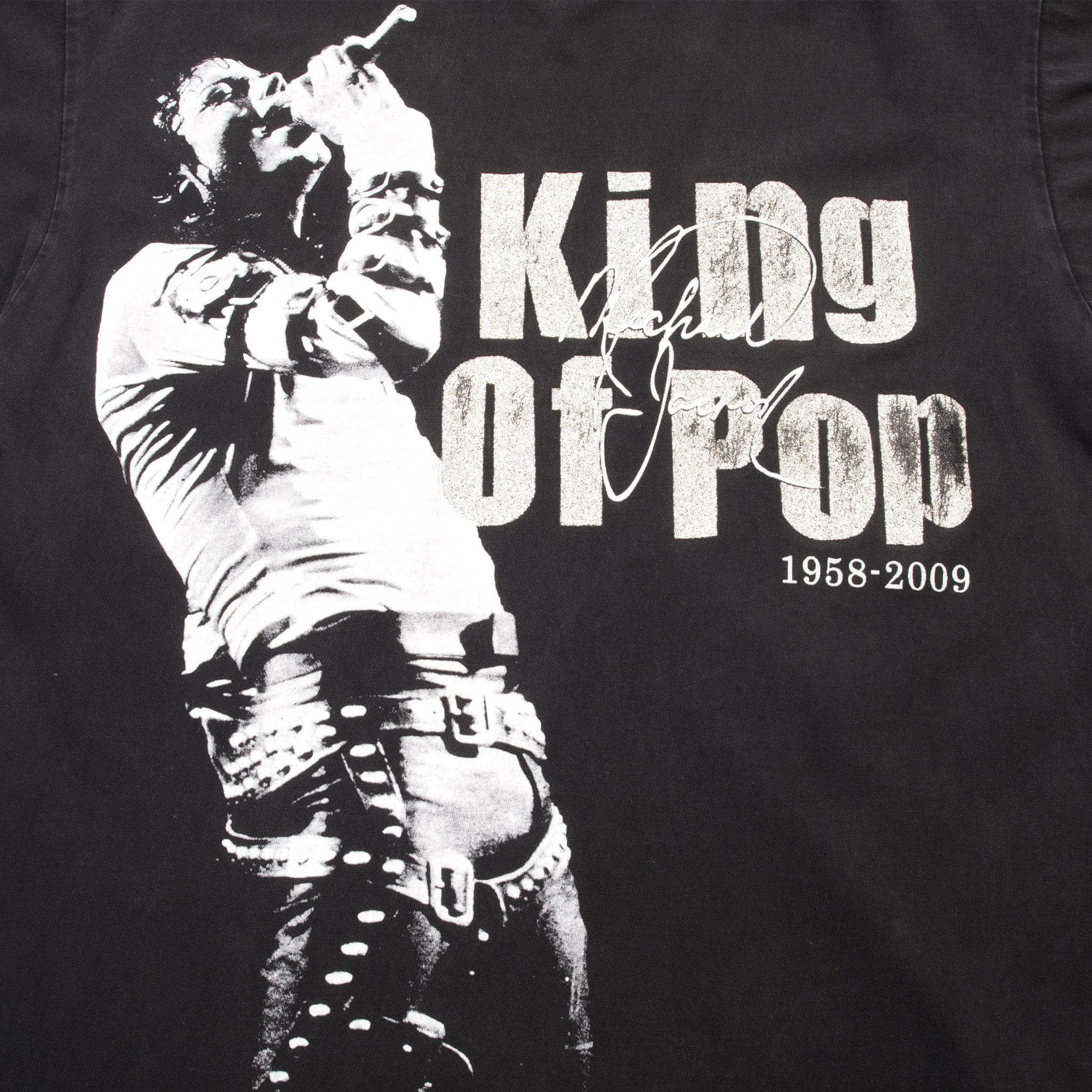 VINTAGE MICHAEL JACKSON KING OF POP TEE SHIRT SIZE XL